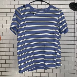Distressed striped T-shirt